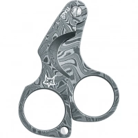 Нож для сигар Fox Damascus Figaro Cigar Cutter, сталь дамаск, рукоять дамаск купить в Донецке