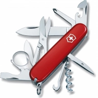 Нож перочинный Victorinox Explorer, сталь X55CrMo14, рукоять Cellidor®, красный купить в Донецке