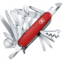 Нож перочинный Victorinox SwissChamp, сталь X55CrMo14, рукоять Cellidor®, красный купить в Донецке