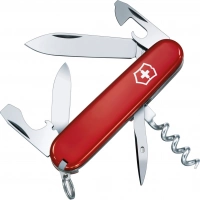 Нож перочинный Victorinox Tourist, сталь X55CrMo14, рукоять Cellidor®, красный купить в Донецке