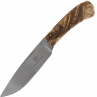 Нож с фиксированным клинком Arno Bernard Leopard, сталь N690, рукоять Spalted Maple купить в Донецке