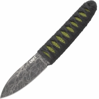 Нож с фиксированным клинком CRKT Akari, сталь 8Cr13MoV, рукоять паракорд купить в 