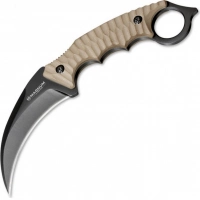 Нож с фиксированным клинком Magnum Spike Karambit — Boker 02SC028, сталь 440A EDP, рукоять стеклотекстолит G10, песочный купить в Донецке