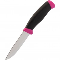 Нож с фиксированным лезвием Morakniv Companion Magenta, сталь Sandvik 12C27, рукоять резина/пластик, пурпурный купить в Донецке