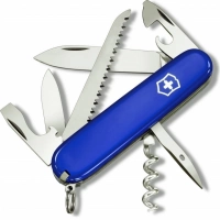 Нож швейцарский Victorinox Camper Blue, сталь X55CrMo14, 13 функций купить в Донецке