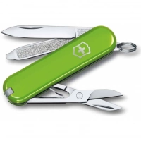 Нож Victorinox Classic SD Colors, Smashed Avocado (0.6223.43G) светло-зелёный, 7 функций 58мм купить в Донецке