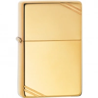 Зажигалка ZIPPO Vintage™ с покрытием High Polish Brass купить в Донецке